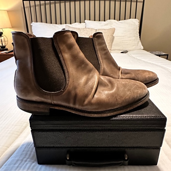 John Varvatos Amsterdam Chelsea Size 7 Desert John Varvatos Amsterdam Chelsea Boot (Men) | Nordstromrack main image 2
